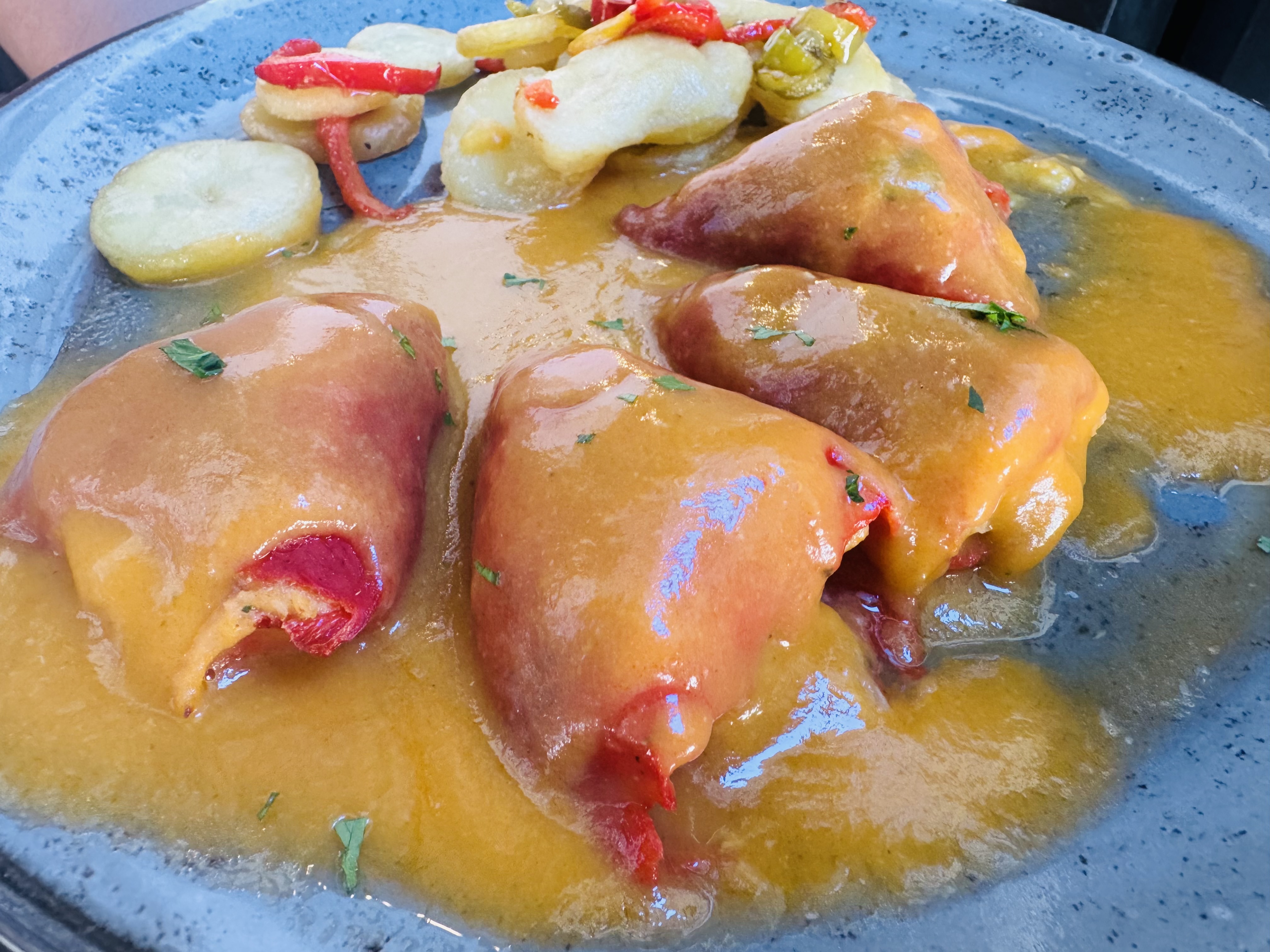 Peppers Stuffed with Seafood