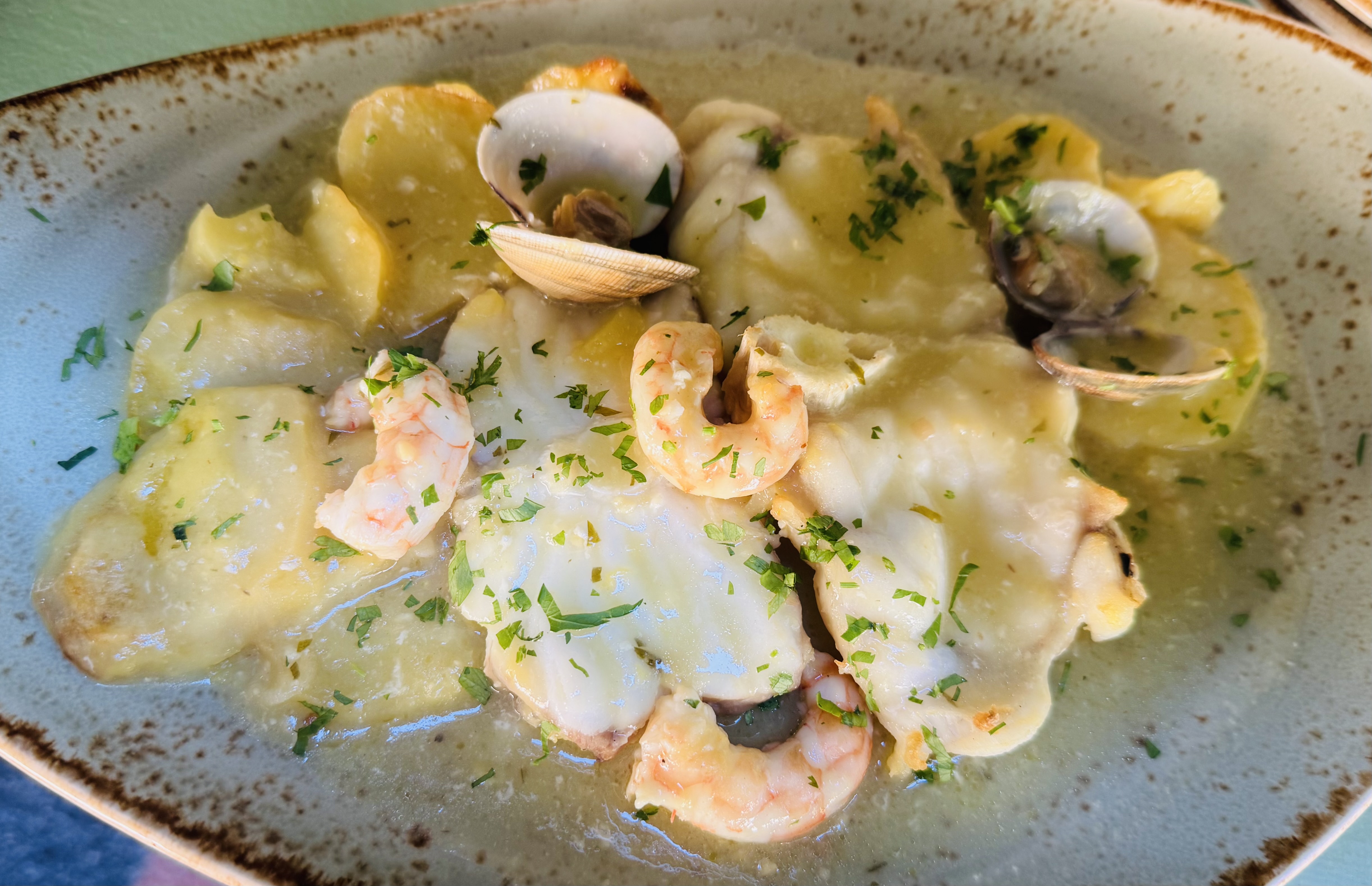 Monkfish in Green Sauce