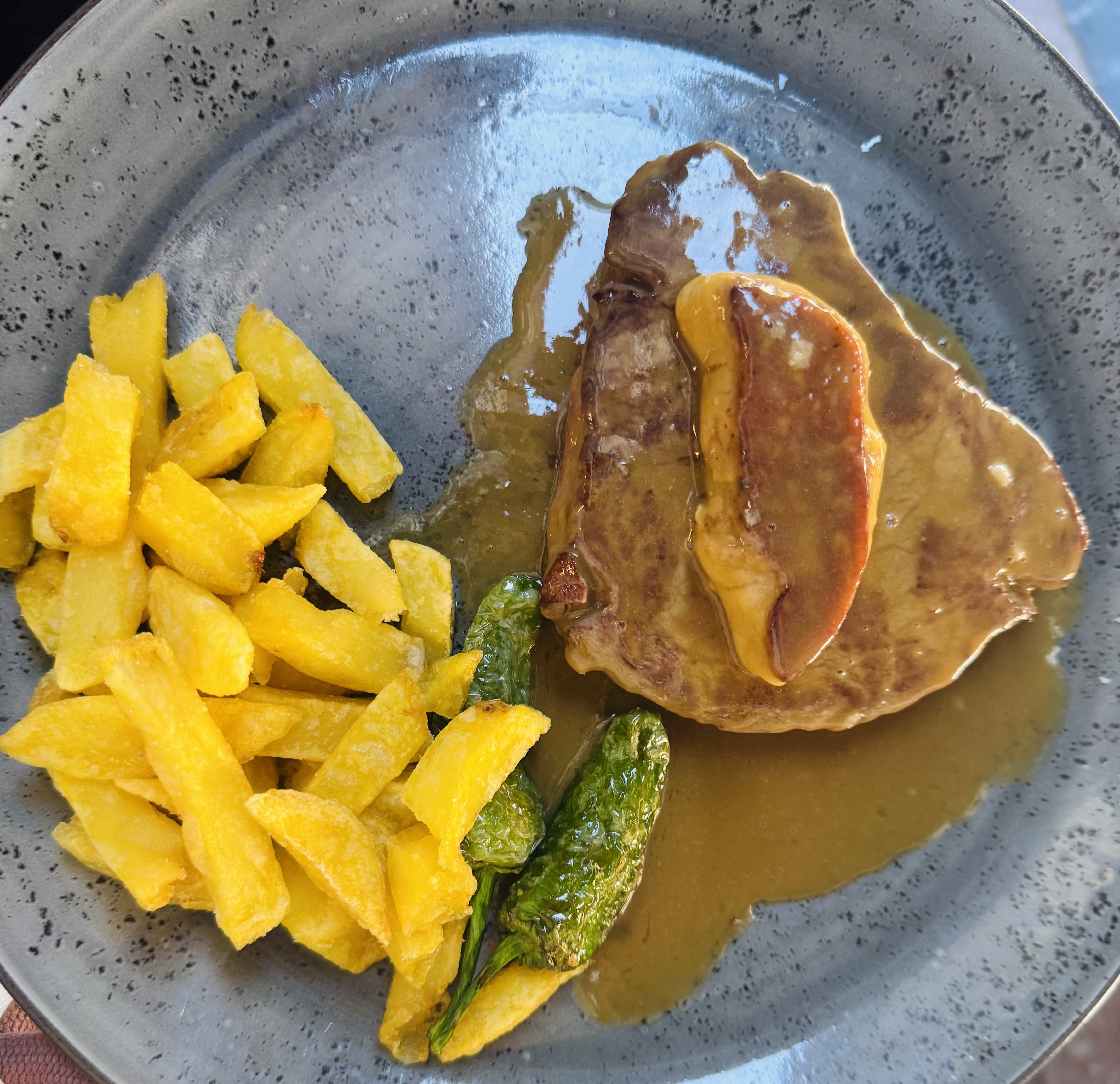 Sirloin Steak with Foie Gras