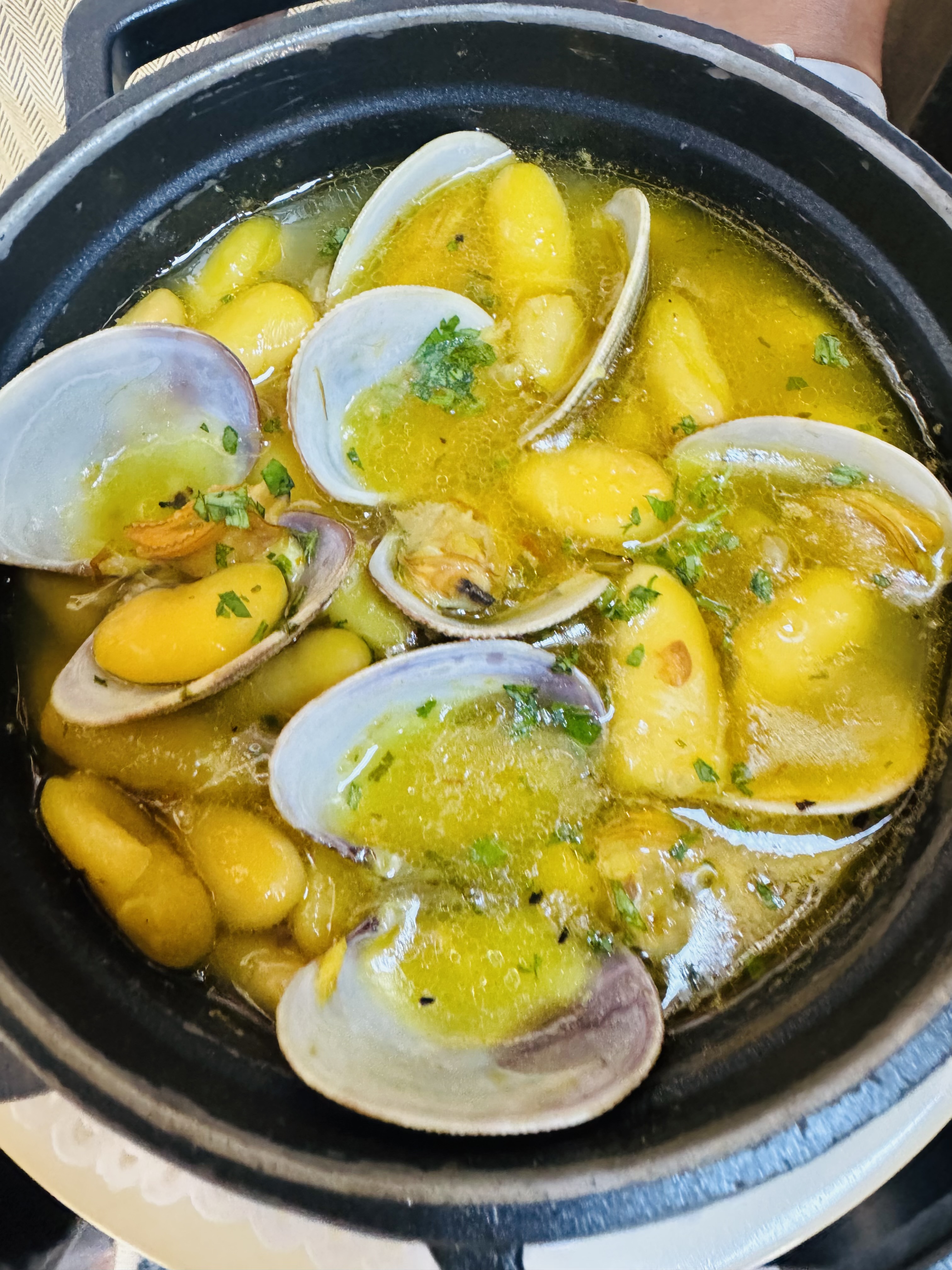 Asturian Beans with Clams